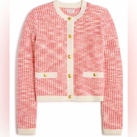 J CREW Popcorn Stitch Cardigan Sweater - Picture 7 of 14